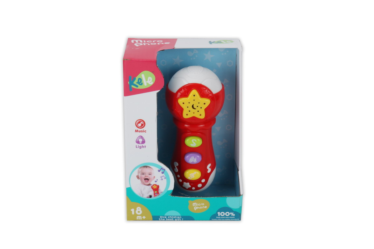 BABY MUSICAL MICROPHONE,INCLUDED 2XAAA